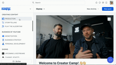 CREATOR CAMP FULL PROGRAM