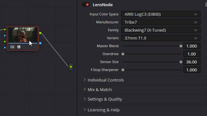 LENSNODE - Lens Simulation Plugin – Human Video Co
